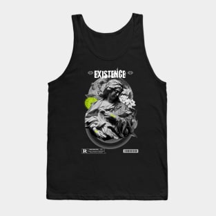 "EXISTENCE" WHYTE - STREET WEAR URBAN STYLE Tank Top